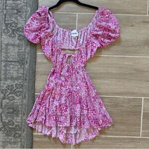 Sky to Moon Floral Mini Dress